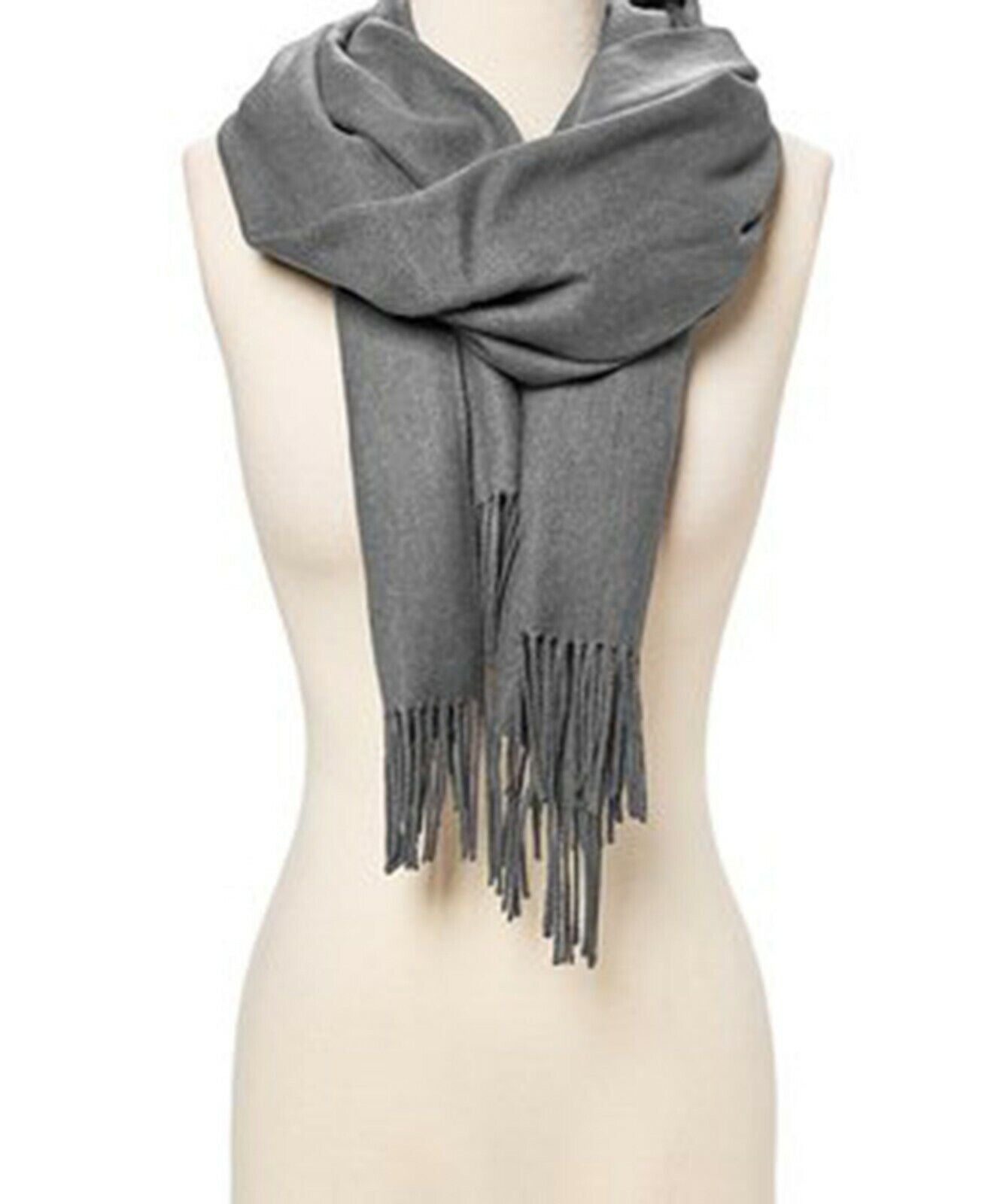 Soft Silk Shawl Wrap Women Pashmina Solid Scarf Stole Cashmere Wool Ladies Scarf